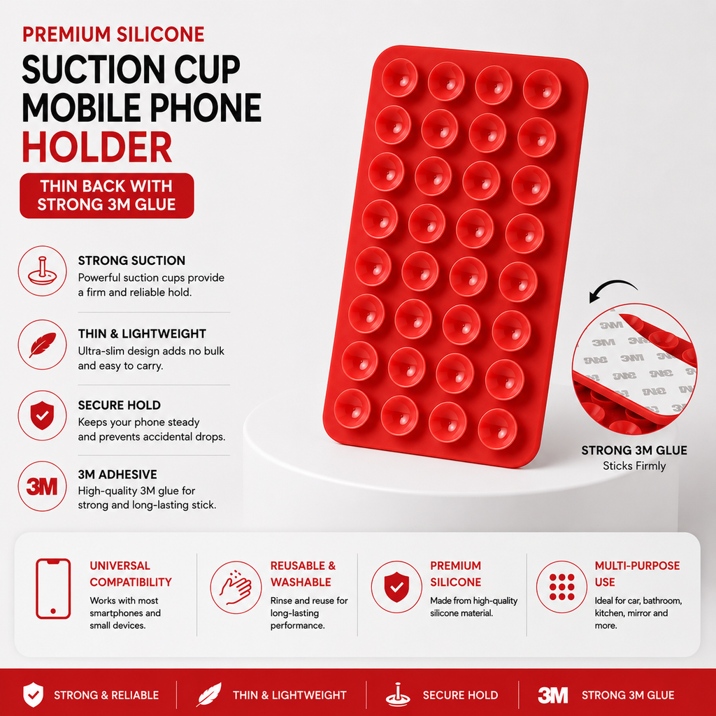 Suction cup Mobile phone holder ￼
