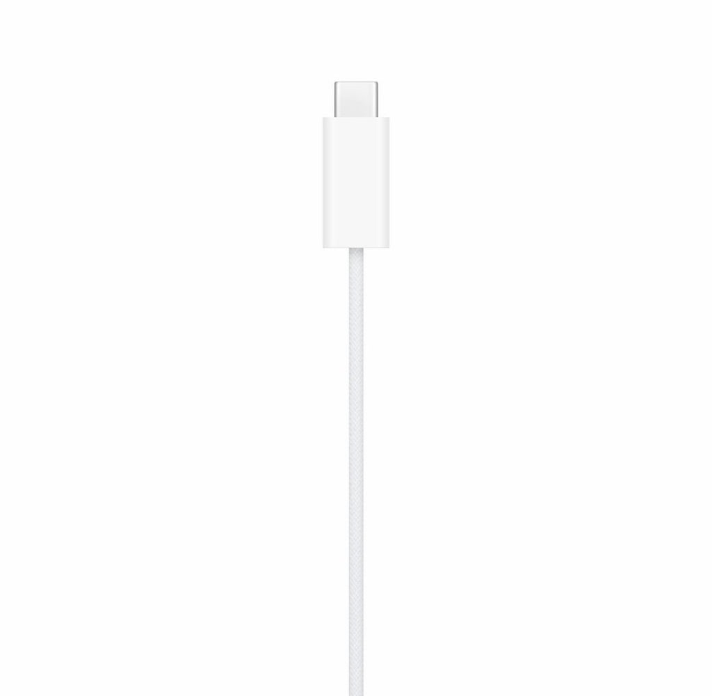 White Magnetic Smart Watch Charger – USB Fast Charging Cable Compatible with Magnetic Charging Watches