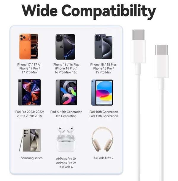 Iphone 35W USB-C power adopter & USB-C to C charge cable (1m)