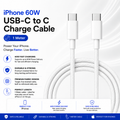 60W USB-C to USB-C Fast Charging Cable (1M)