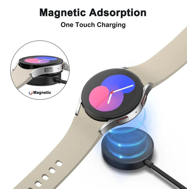 Magnetic Fast Charging Wireless Charger Type-C Charging Cable Watch Charger For Samsung Galaxy Watch 6 5 Pro 5 4 3 Active 2