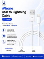 iPhone USB to lightning cable (1m)