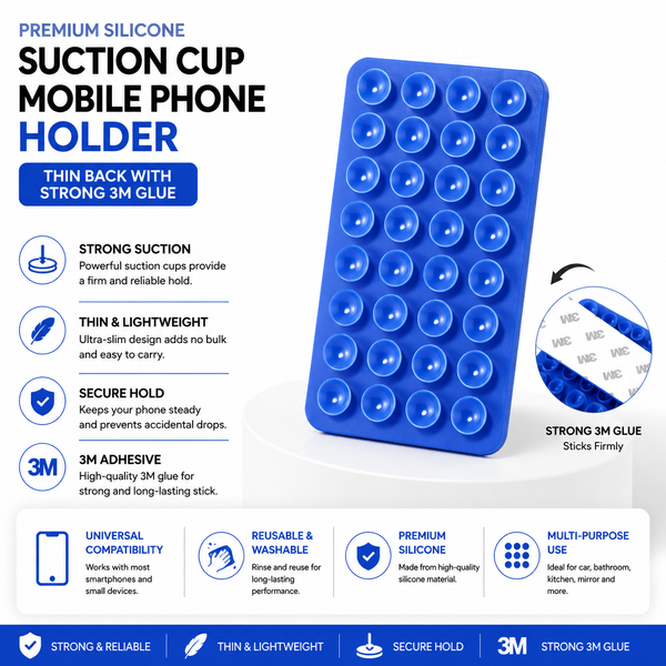 Suction cup Mobile phone holder ￼