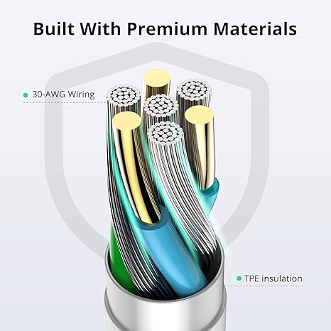 iPhone Charger Cable 1M [Apple MFi Certified] USB-C to lightning Cable