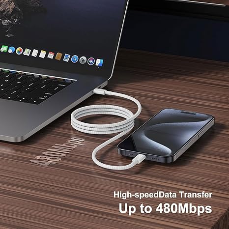 240W USB-C Charge Cable 2m, 6ft USB C to USB C