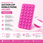Suction cup Mobile phone holder ￼