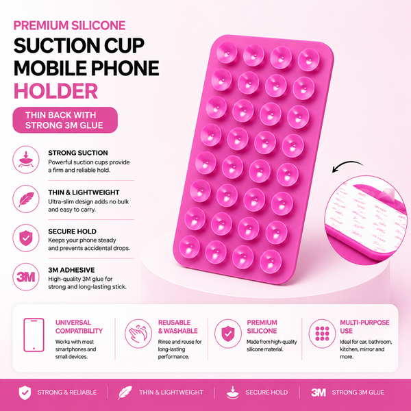 Suction cup Mobile phone holder ￼