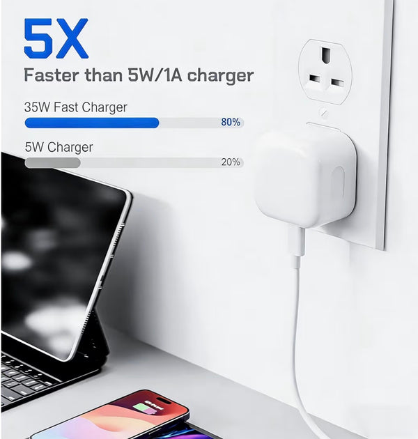 Iphone 35W USB-C power adopter & USB-C to C charge cable (1m)