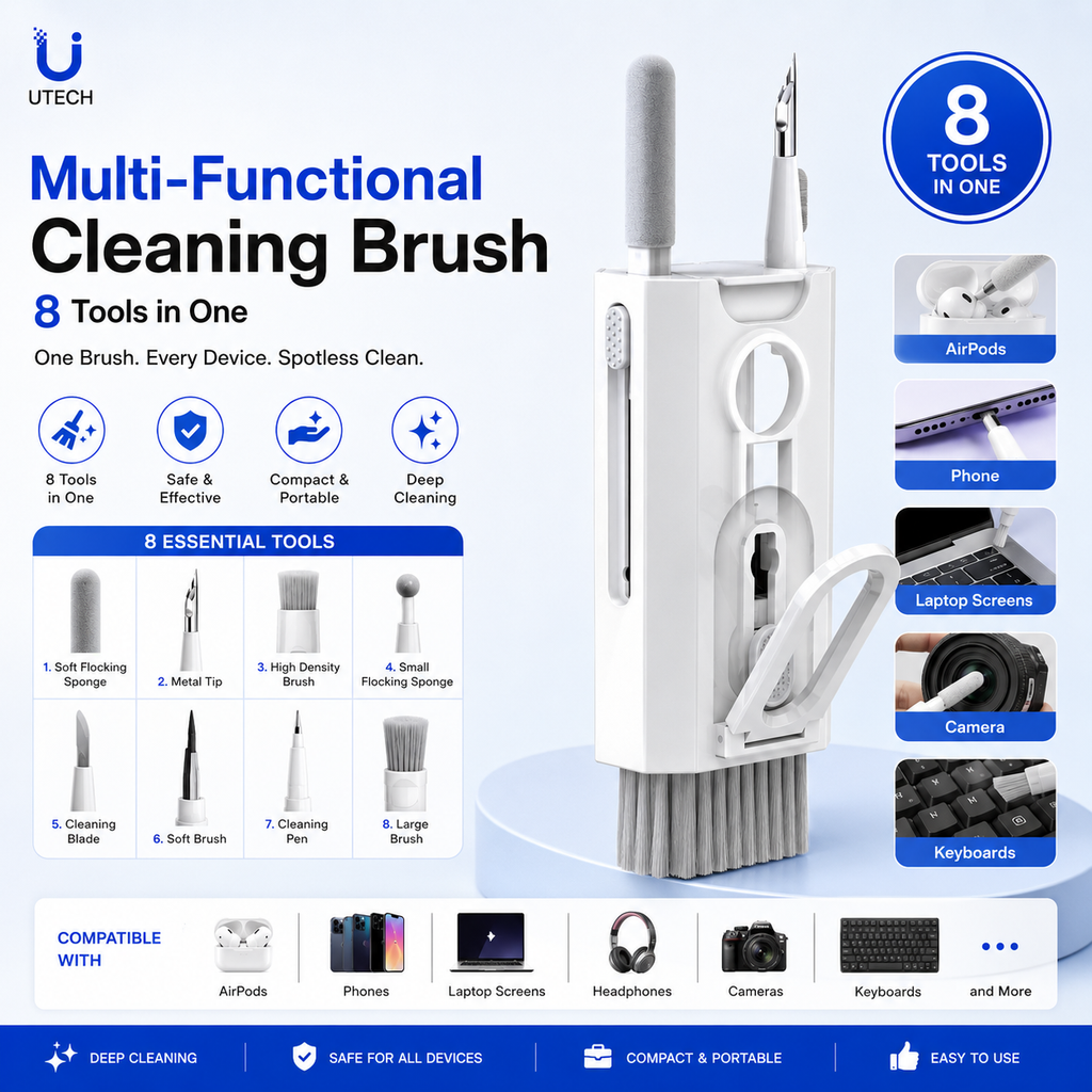 Multifunctional Cleaning brush  8in1