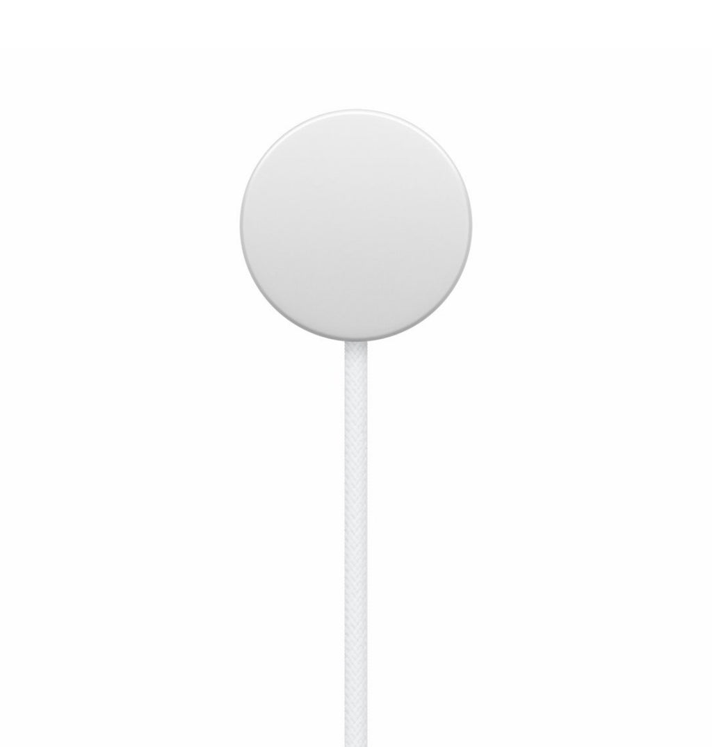White Magnetic Smart Watch Charger – USB Fast Charging Cable Compatible with Magnetic Charging Watches