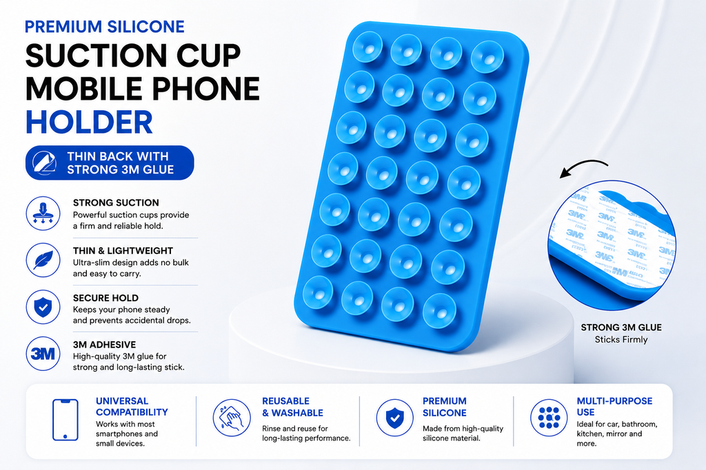 Suction cup Mobile phone holder ￼
