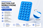 Suction cup Mobile phone holder ￼