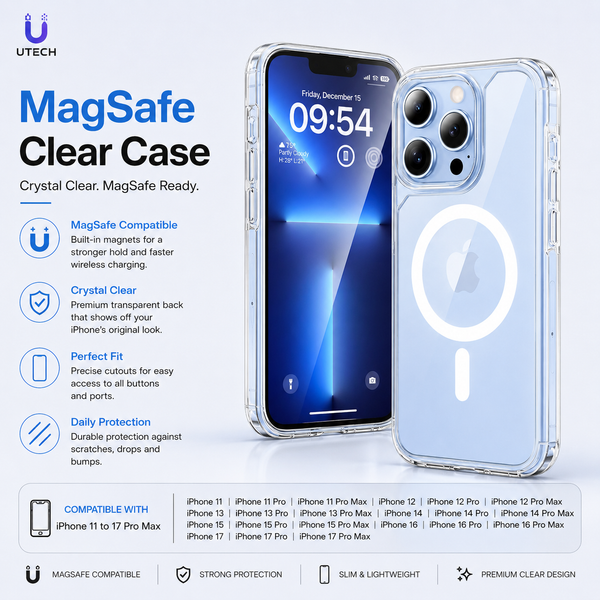 iPhone MagSafe clear case