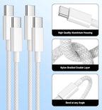iPhone 60W USB-C to C charge cable (2m)